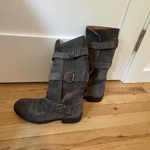 Fiorentini & Baker gray side boots